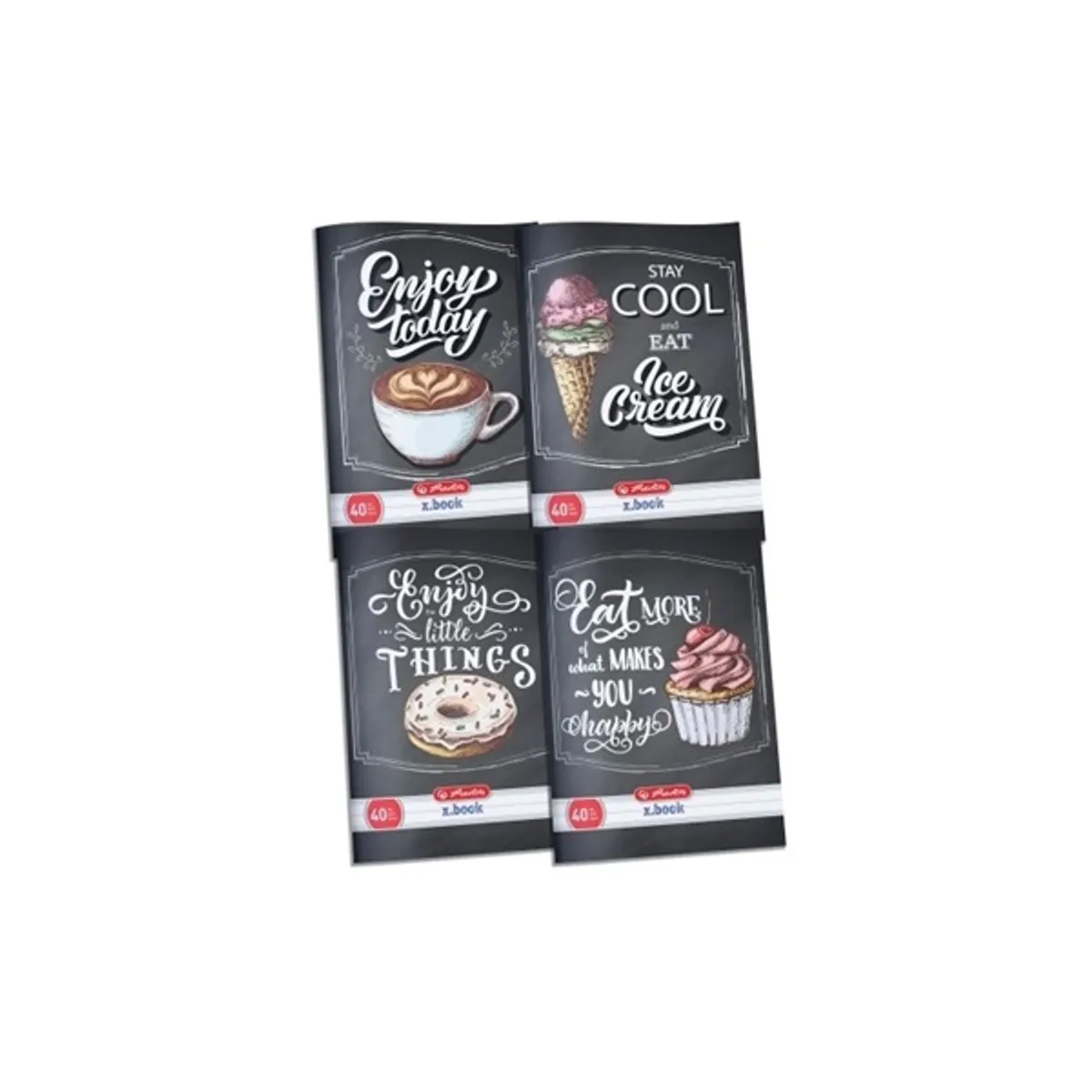 Herlitz Blackboard A5 40lapos kockás füzet #1