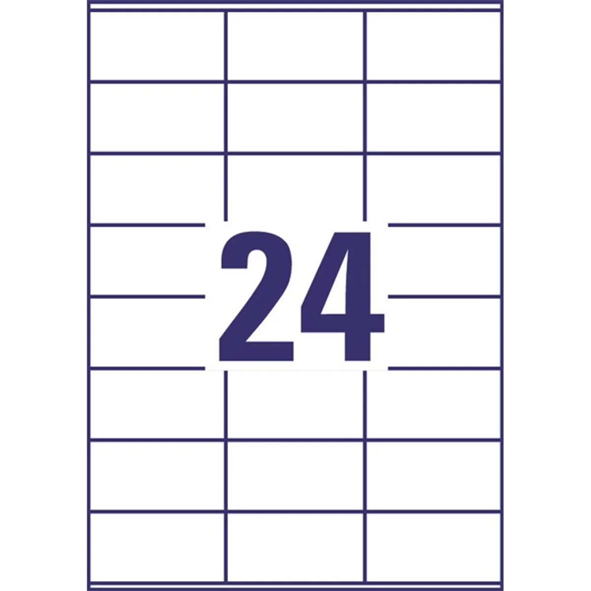 Avery 6602 70x36 mm univerzális 50+15 lap 1560 db-os etikett #2