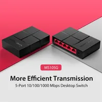 Mercusys MS105G 5 portos 10/100/1000Mbps nem menedzselhető fekete asztali switch #2