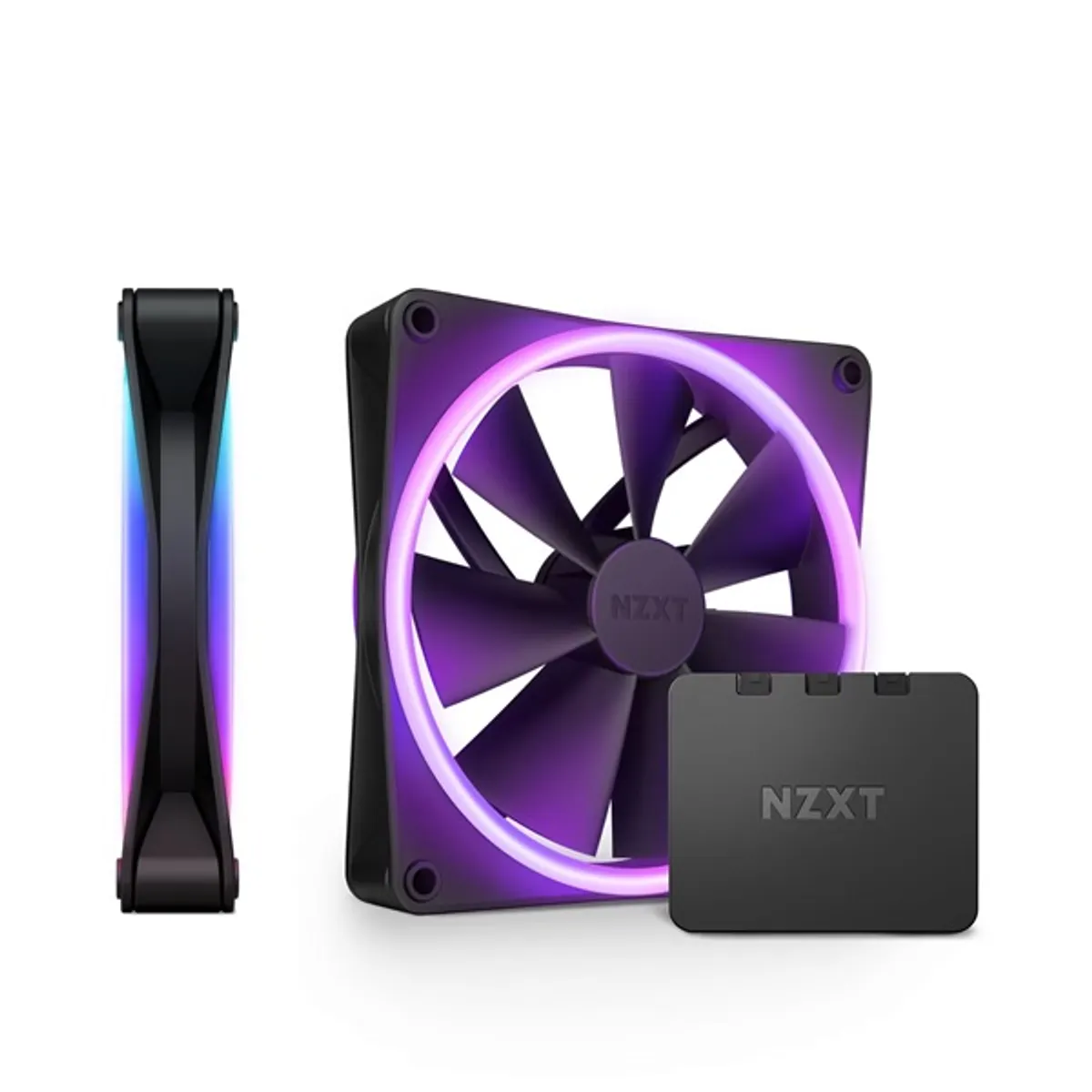 NZXT 2xF140 RGB DUO fekete ventilátor & RGB vezérlő #1