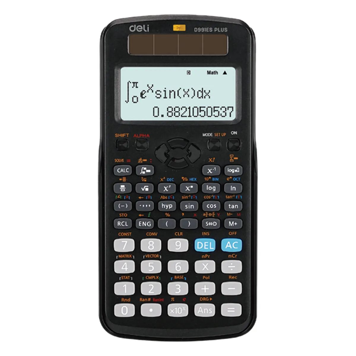 Deli Ultimate D991ES PLUS 417 funkciós fekete tudományos számológép #1