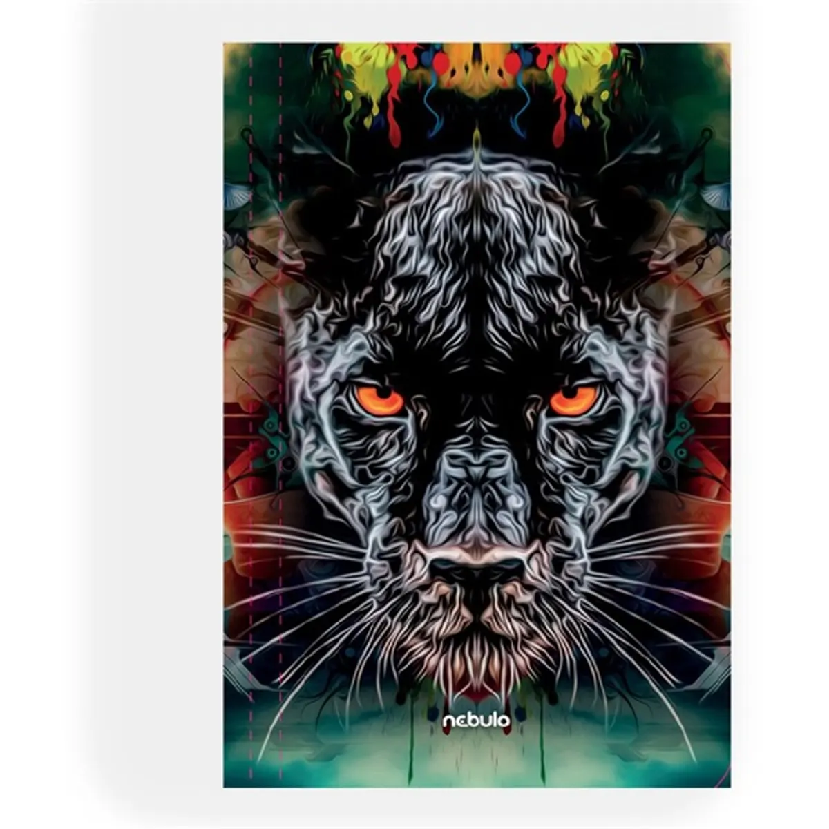 Nebulo Fekete párduc A4 gumismappa #1