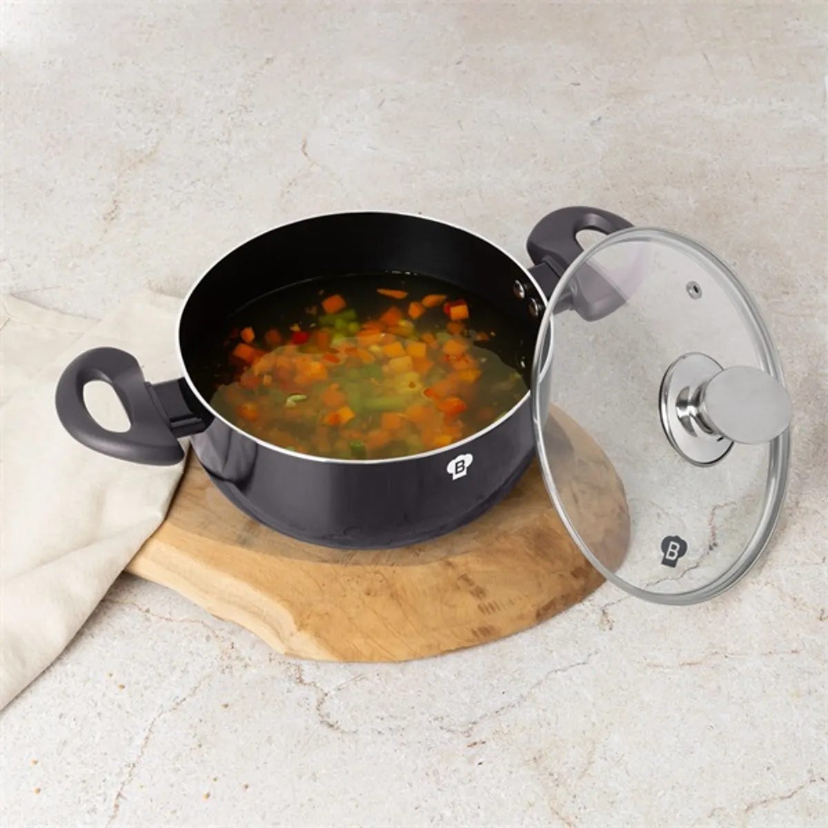 Blaumann BL-3963 2,5L Carbon Pro 20 cm lábas fedővel #5