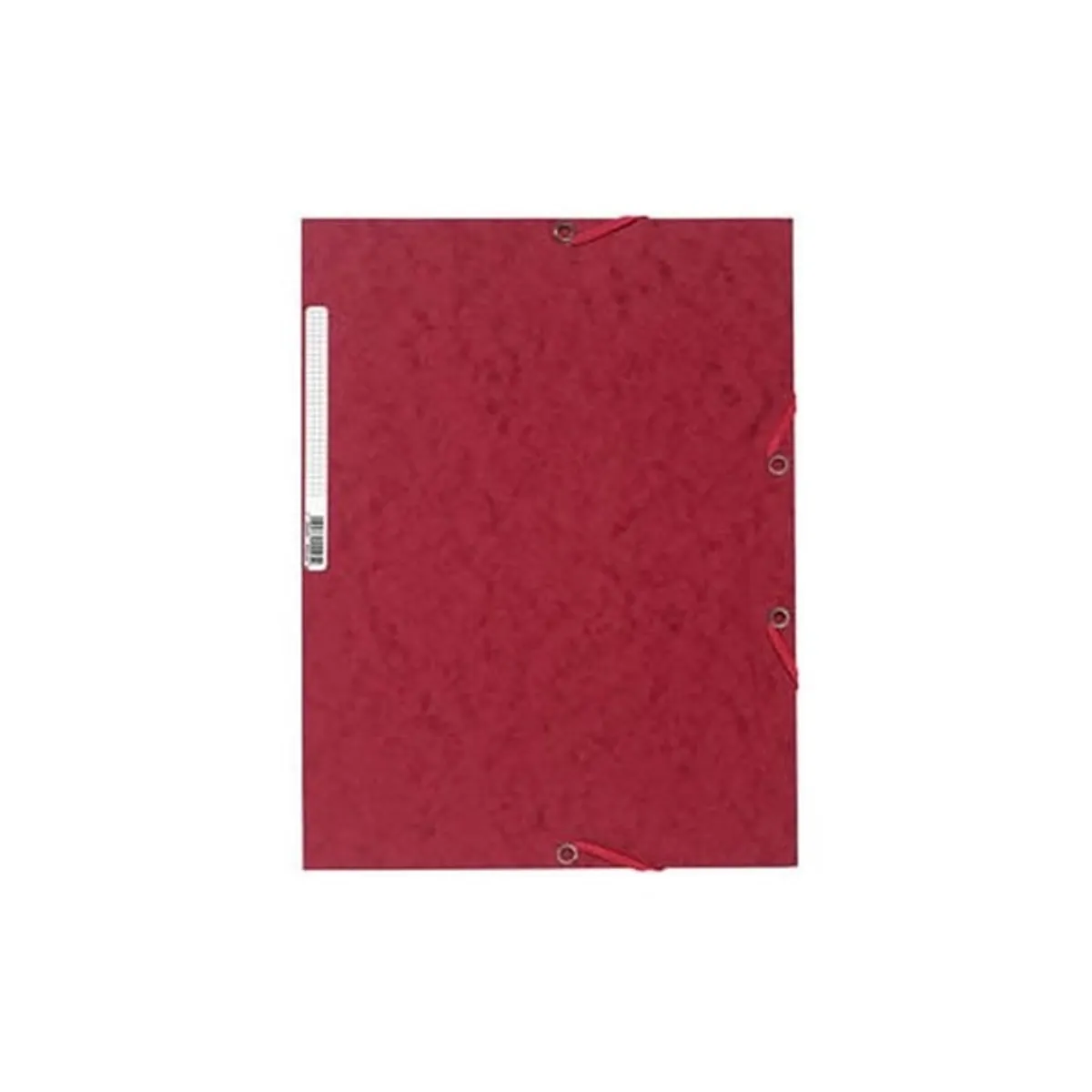 Exacompta A4 prespán cseresznyepiros gumis mappa #1