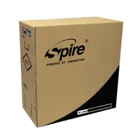 Spire SPT1534B-U3 fekete (táp nélküli) mATX ház #10