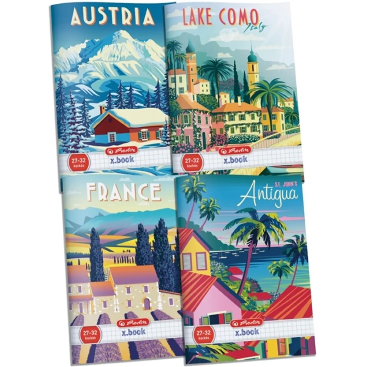 Herlitz Travel A5 27-32 kockás füzet #1