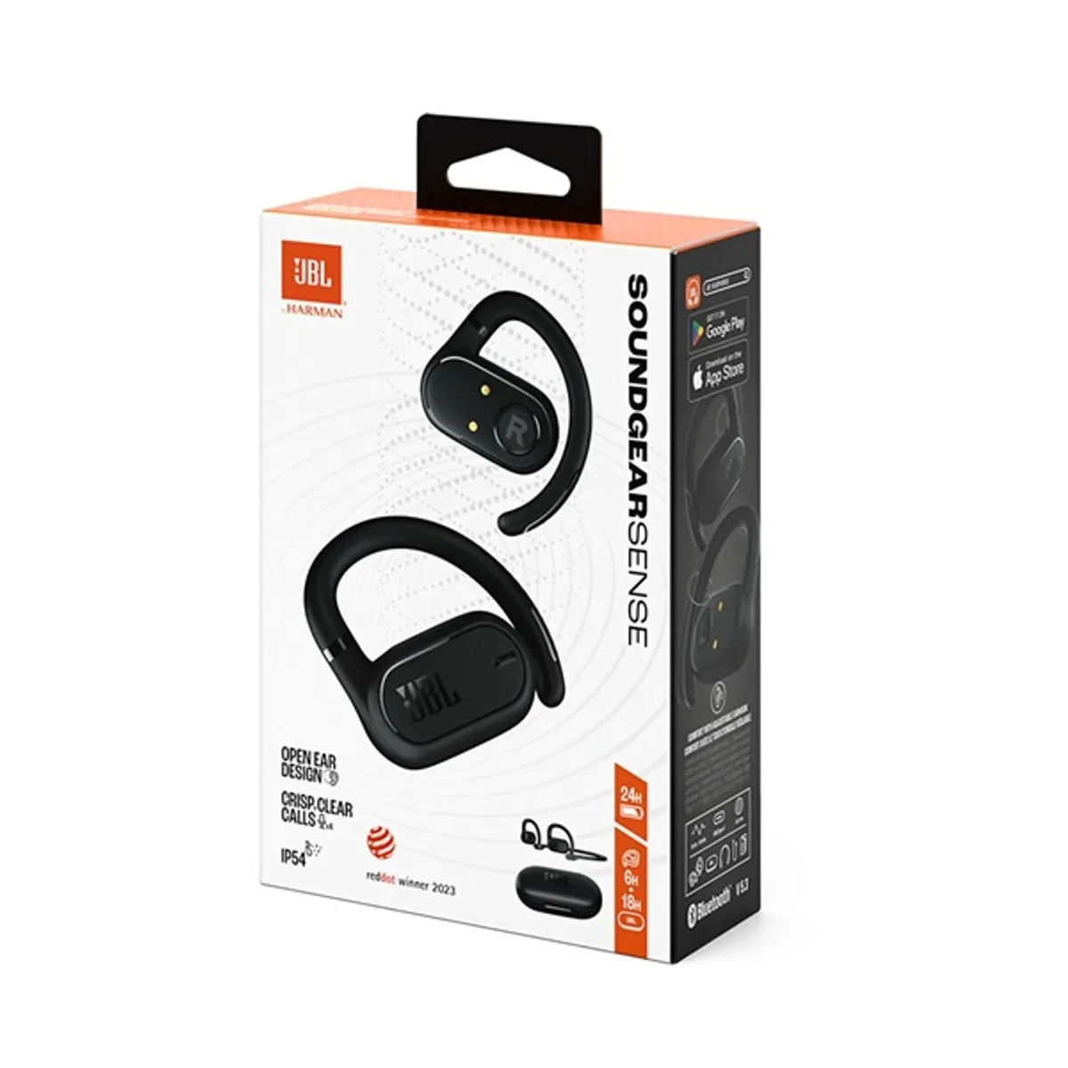 JBL Soundgear Sense True Wireless Bluetooth Open-Ear fekete fülhallgató #9