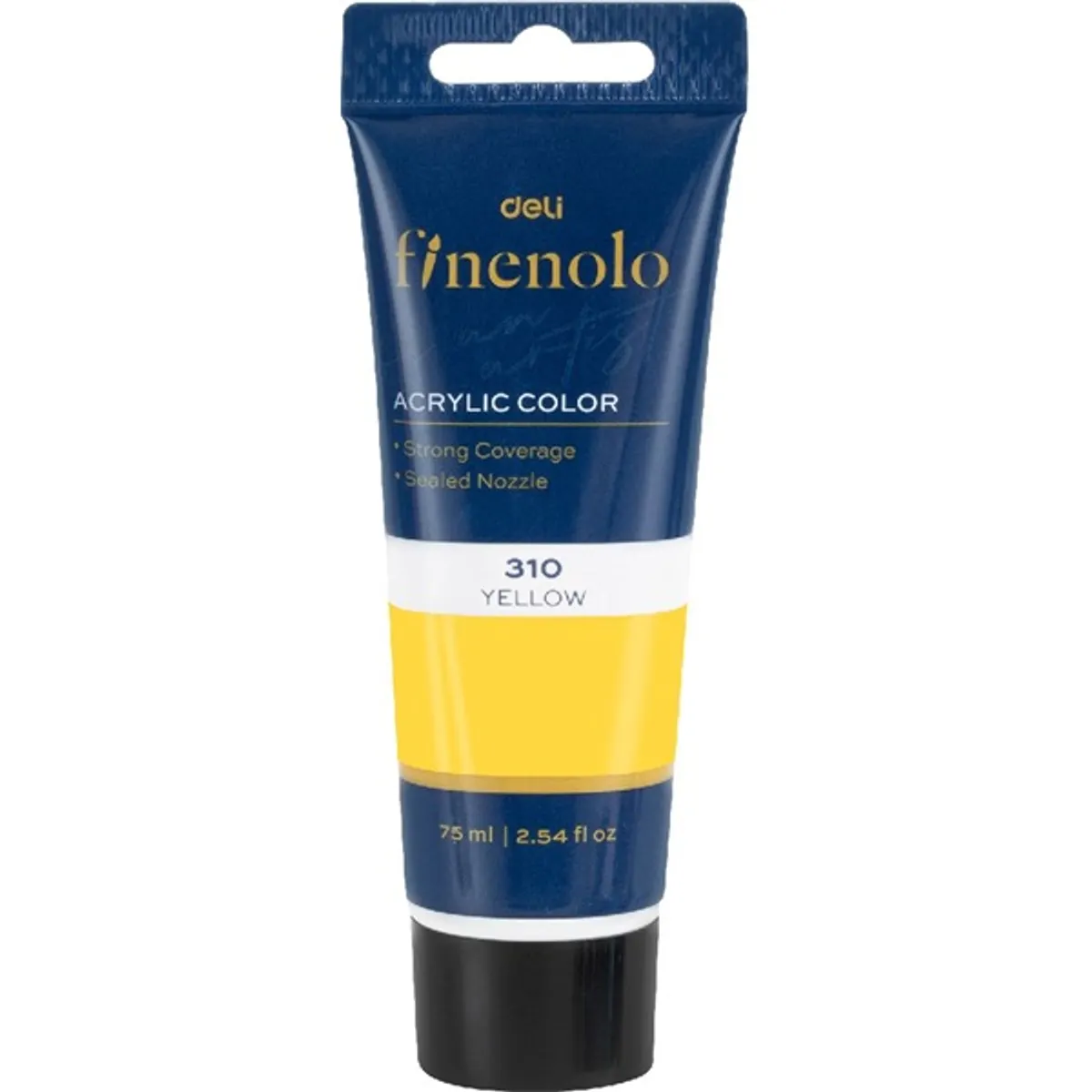 Deli Finenolo 75 ml sárga akrilfesték #1