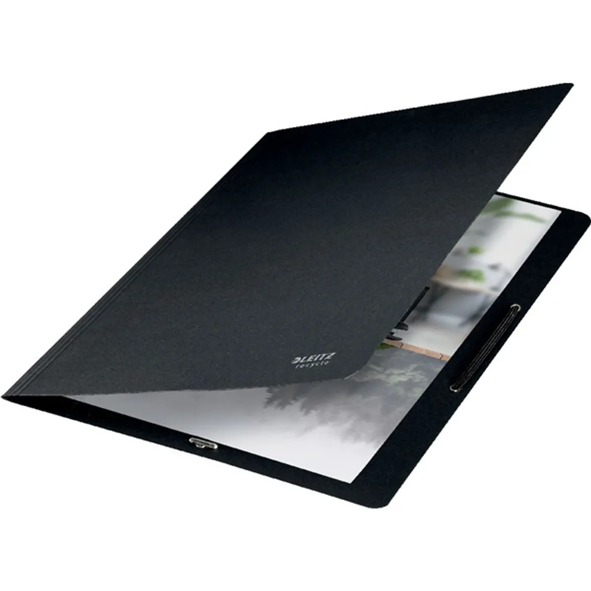 Leitz Recycle A4 karton fekete gumis mappa #5