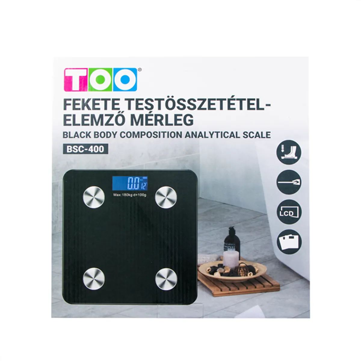 TOO BSC-400 Fekete testösszetétel-elemző mérleg #3