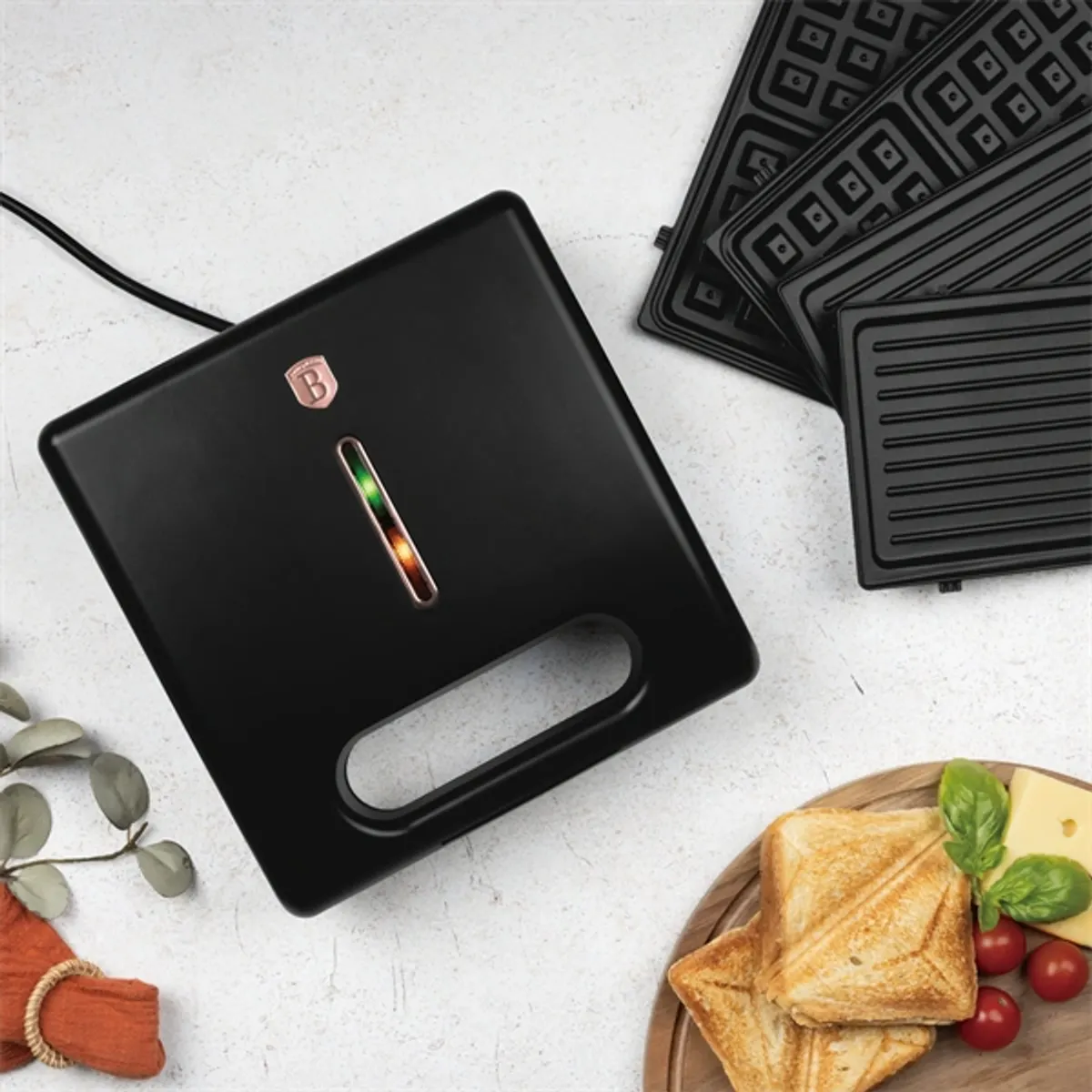 Berlinger Haus BH/9586 3in1 fekete gofri - grill - szendvicssütő #3