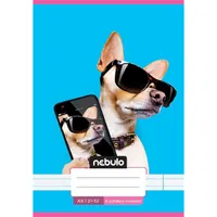 Nebulo Cuki minták II. A5 4. osztályos 21-32 tűzött vonalas füzet #7