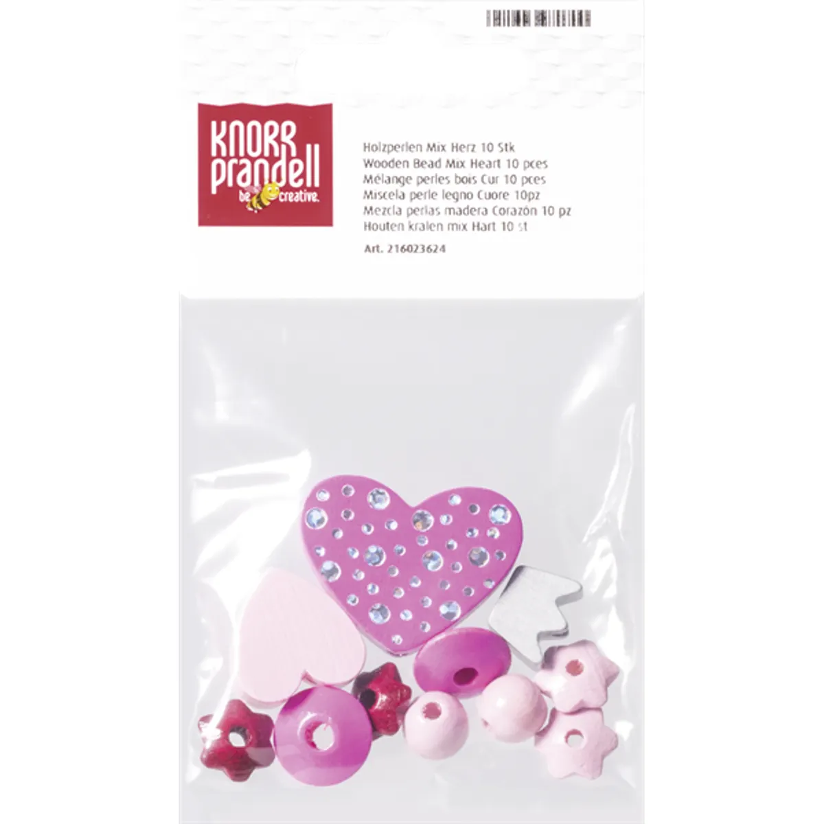 Knorr Prandell Heart 11 darabos fa gyöngy csomag #1