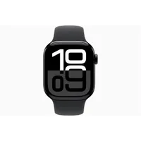 Apple Watch S10 GPS (42mm) kozmoszfekete alumínium tok, fekete sportszíj (M/L) okosóra #2