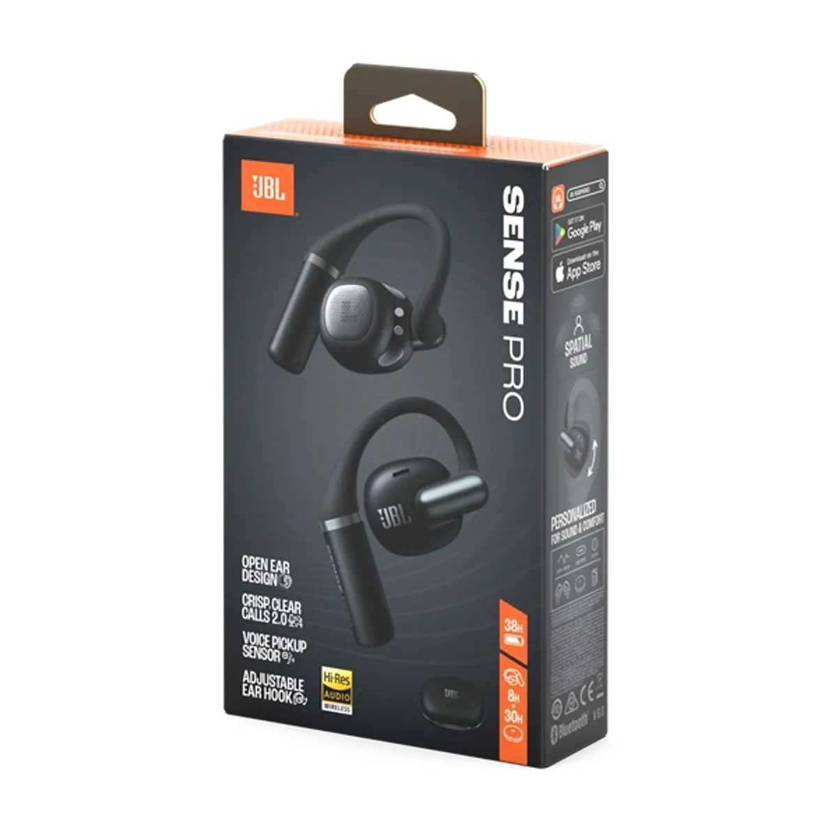 JBL Sense Pro True Wireless Bluetooth fekete Open-Ear fülhallgató #9