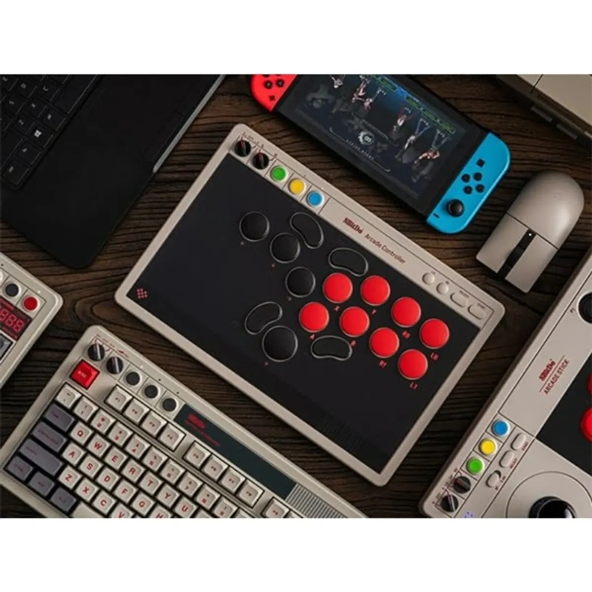 8BitDo Arcade Stick All-Button Nintendo Switch / Switch 2 / PC vezeték nélküli kontroller #9