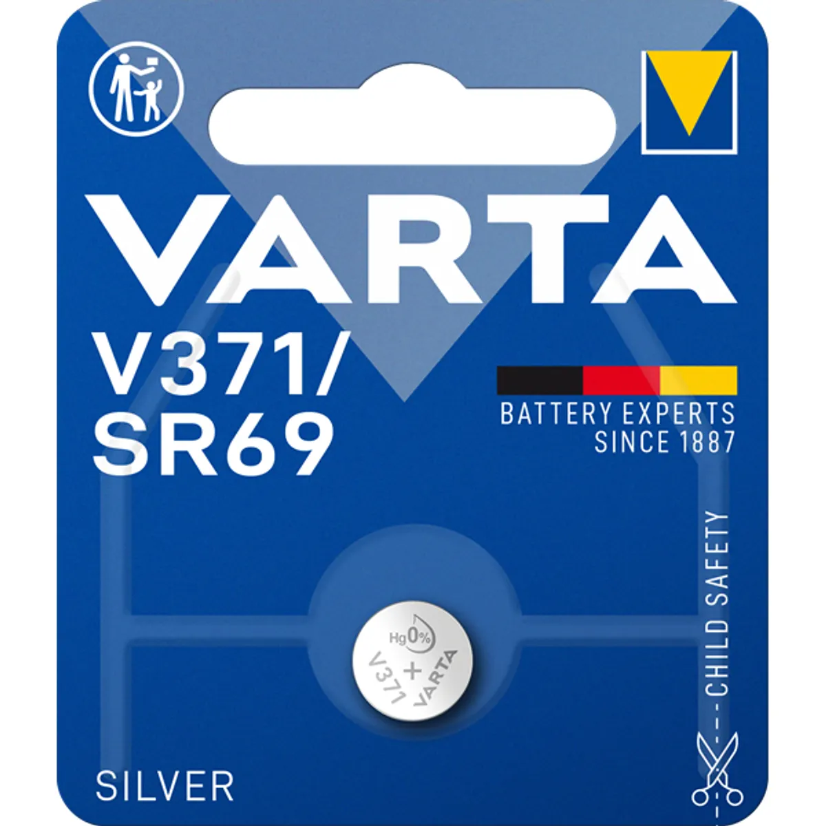 VARTA 371101401 V371 ezüst gombelem #1