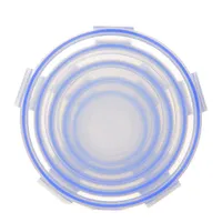 TOO KT-142 5 db-os kerek ételtároló doboz szett 400ml+800ml+1.500ml+2.300ml+3.600ml #7