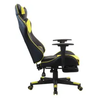 Iris GCH204BC_FT fekete / citromsárga gamer szék #5