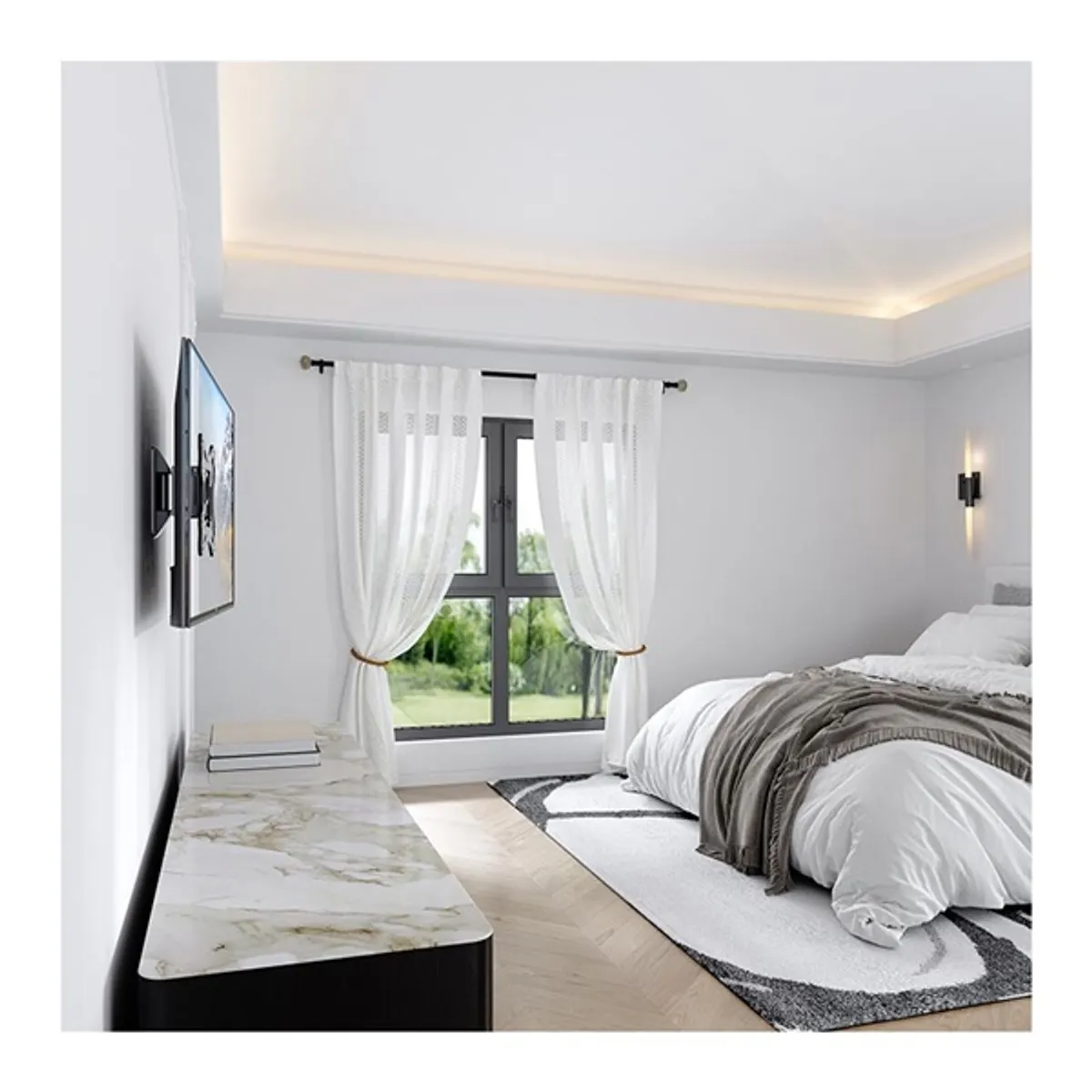 Stell SHO 7500 23"-42" VESA 200x200 dönthető fali konzol #6