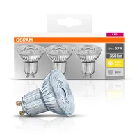Osram Base PAR16 műanyag ház/4,3W/350lm/2700K/GU10/dobozos LED spot izzó 3 db #3