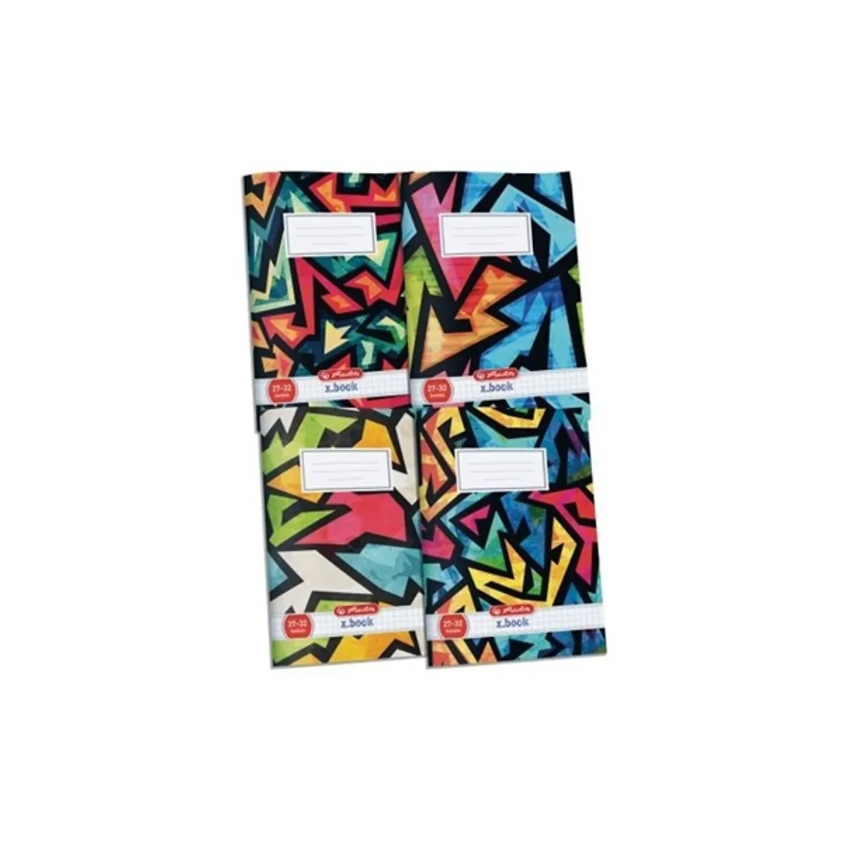 Herlitz Neon Art A5 kockás füzet #1