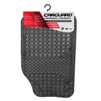 Carguard 55835A 68 x 44cm, 44 x 34cm PVC fekete univerzális autós gumiszőnyeg szett #5
