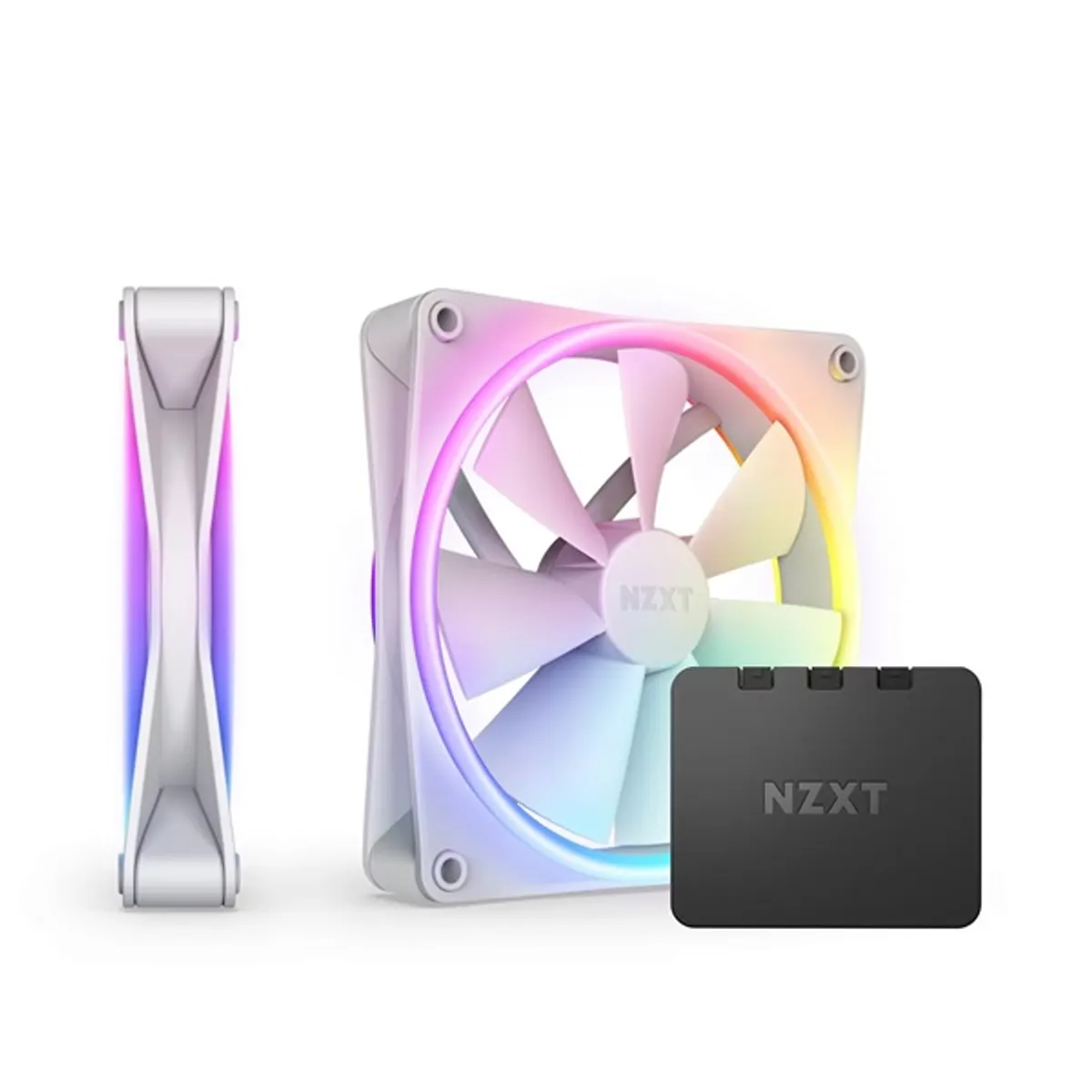 NZXT 2xF140 RGB DUO fehér ventilátor & RGB vezérlő #1