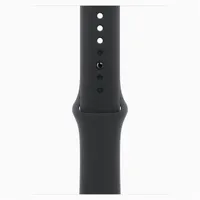 Apple Watch S11 GPS-es (46mm) kozmoszfekete alumínium tok, fekete S/M sportszíjas okosóra #3