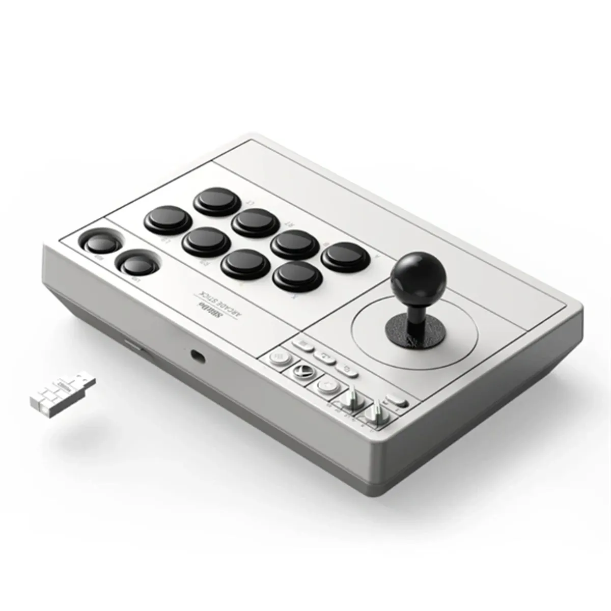 8BitDo Arcade Stick Xbox Series X|S / Xbox One / PC fehér vezeték nélküli kontroller #2