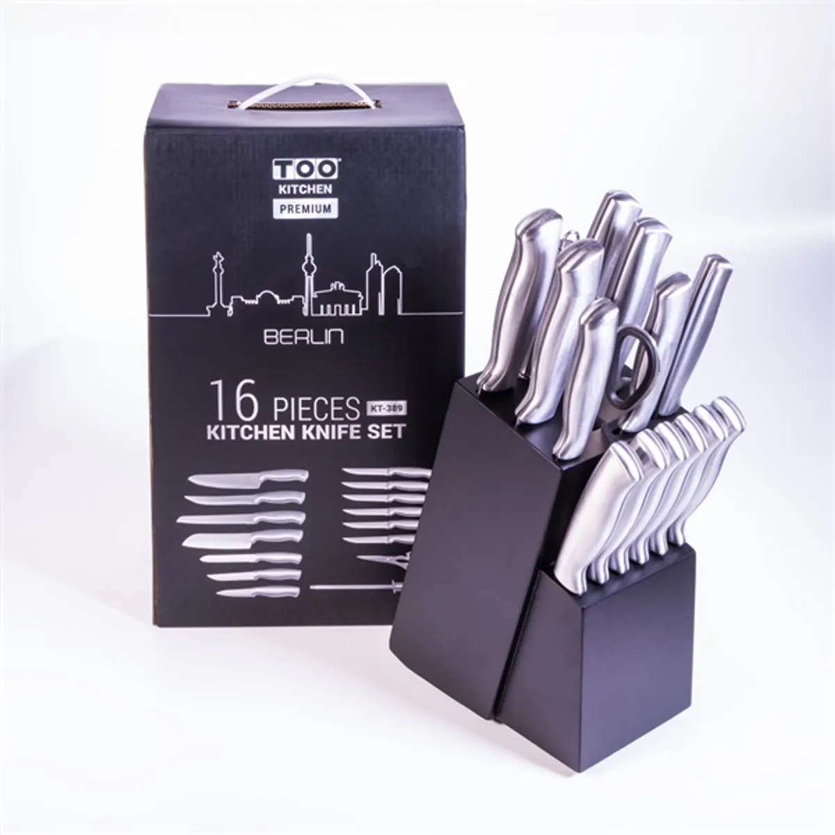 TOO KT-389 BERLIN 16 db-os késkészlet #1
