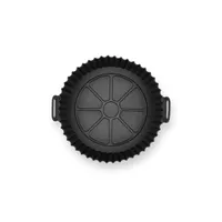 TOO kerek szilikon forma forrólevegős sütőhöz (air fryer) 20cm átmérő 5cm magasság, szürke, fekete vagy piros SL-3250 #2
