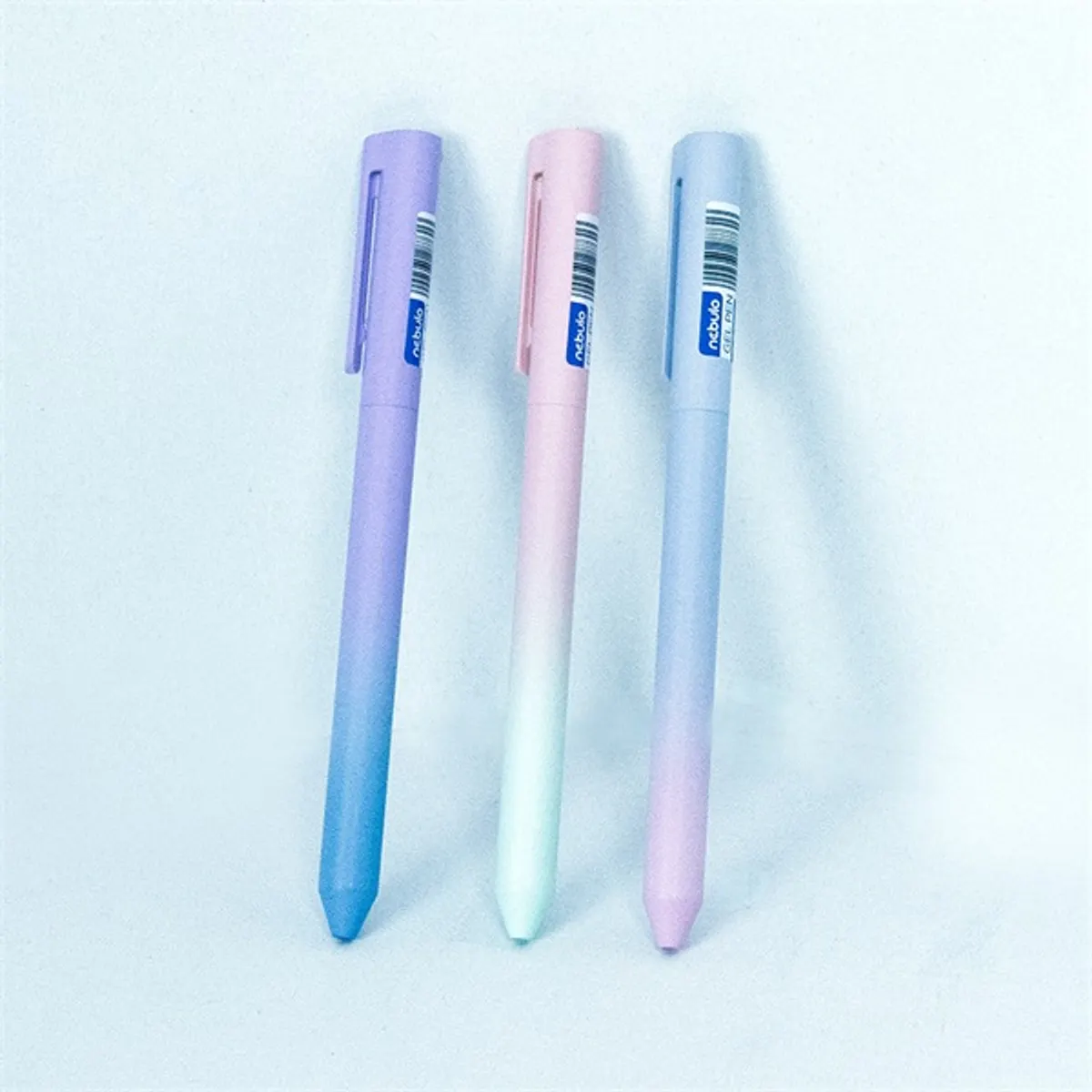 Nebulo 0,5 mm gradiens mintás kék zselés toll #1