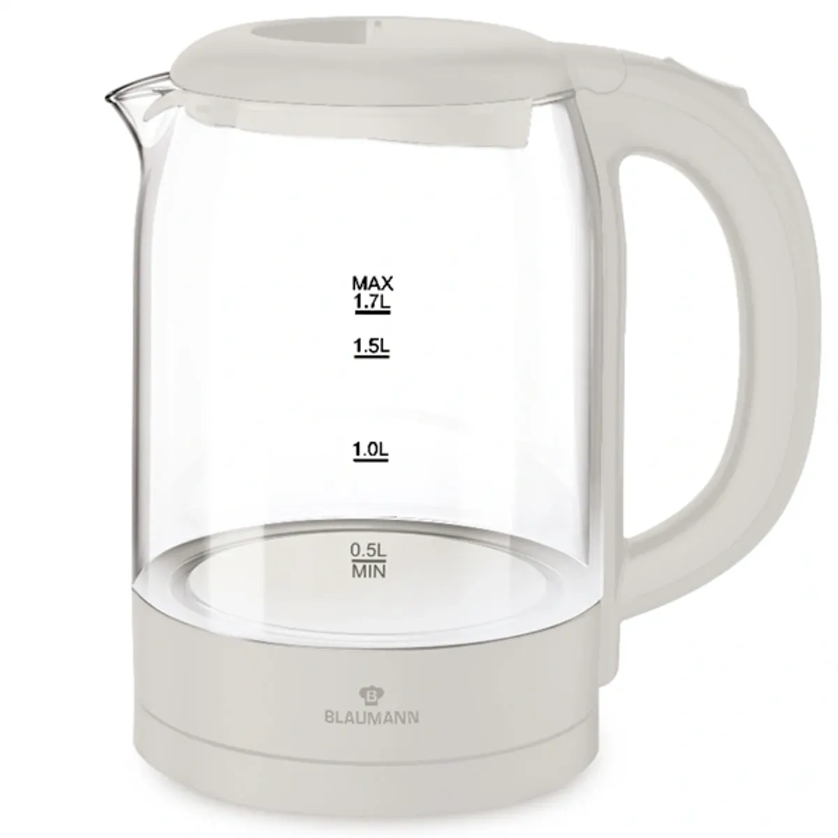 Blaumann BL-9007 1,7L-es krém üveg vízforraló #1