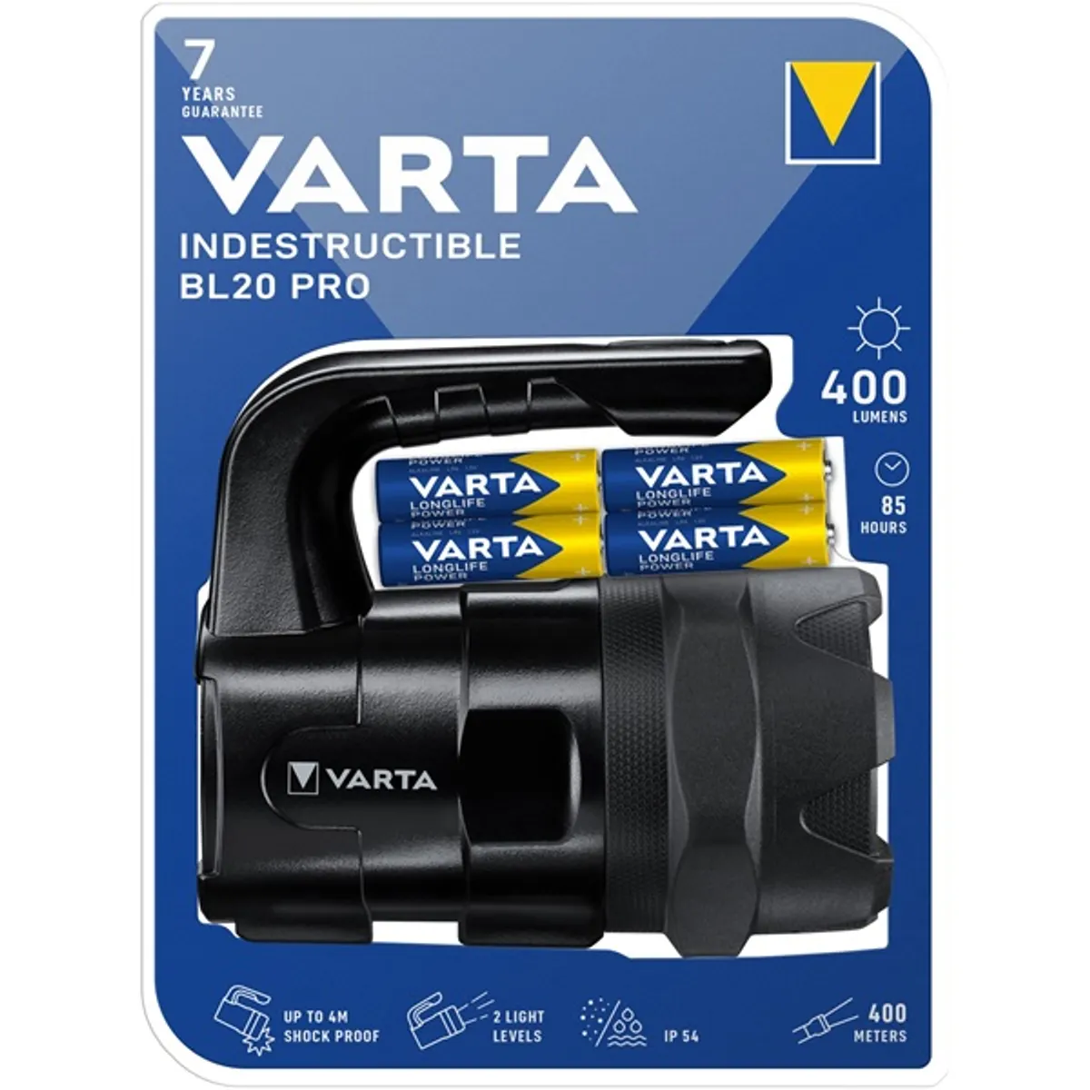Varta 18751101421 Indestructible BL20 Pro nagy teljesítményű elem lámpa #3