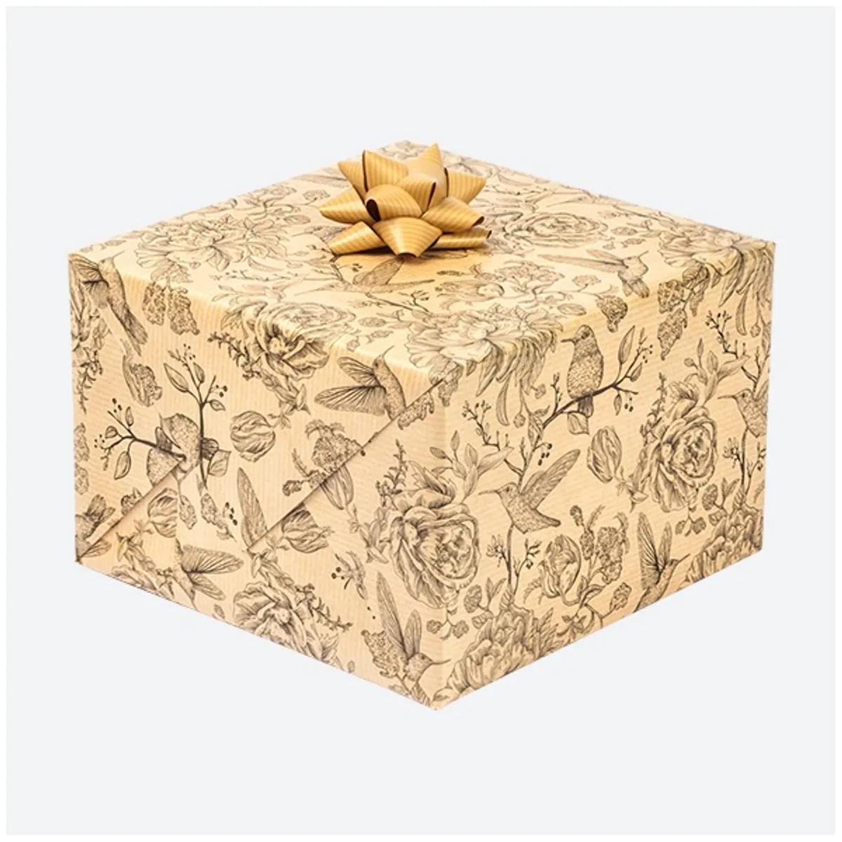 IRIS Karácsonyi tekercses KRAFT csomagolópapír,  200x70cm, különböző mintákkal, 60g/m2 #3