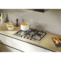 Candy CHG6D4WTX inox, beépíthető, gáz, főzőzóna:4, főzőlap #6