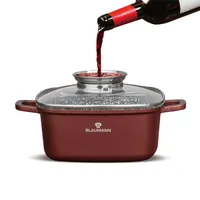 Blaumann BL-4090 Cerastone Collection 20 cm-es négyzet alakú edény fedővel #2