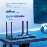 TP-Link Archer AX53 AX3000 fekete kétsávos Gigabit Wi-Fi 6 router #4