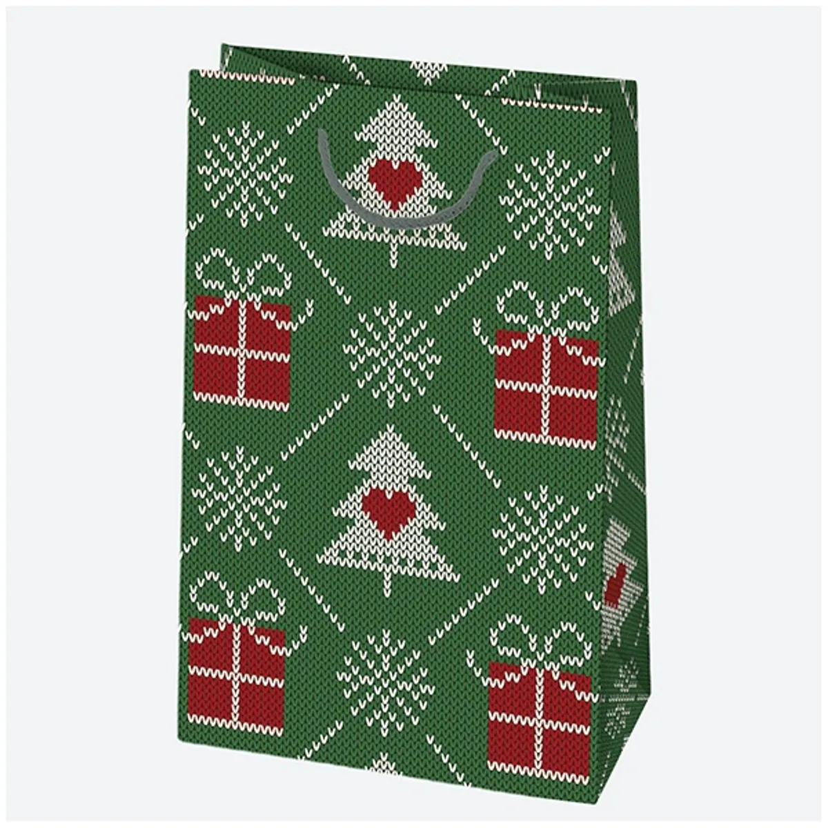 IRIS Karácsonyi ajándéktasak, 160x240x70 mm, különböző színekben és mintával #7