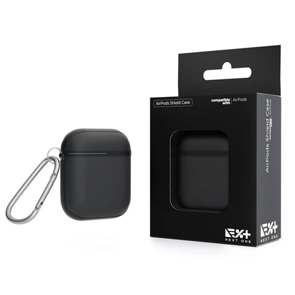 NextOne AP-TPU-BLK AirPods (1st/2nd gen) fekete védőtok #1