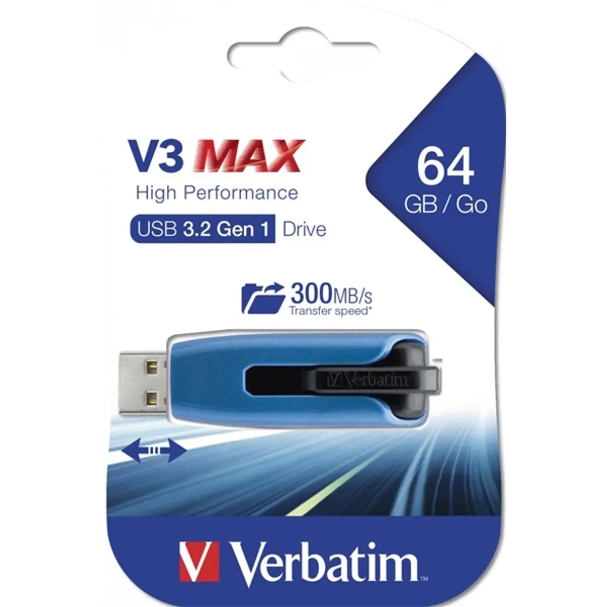 Verbatim 49807 Store`n`Go v3 max 64GB USB 3.0 Flash Drive #3