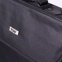 TOO 15,6" fekete notebook táska piros dekor csíkkal #4