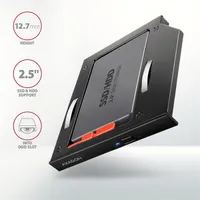 Axagon RSS-CD12 2,5" SATA SSD/HDD caddy optikai meghajtó beépítő keret #2