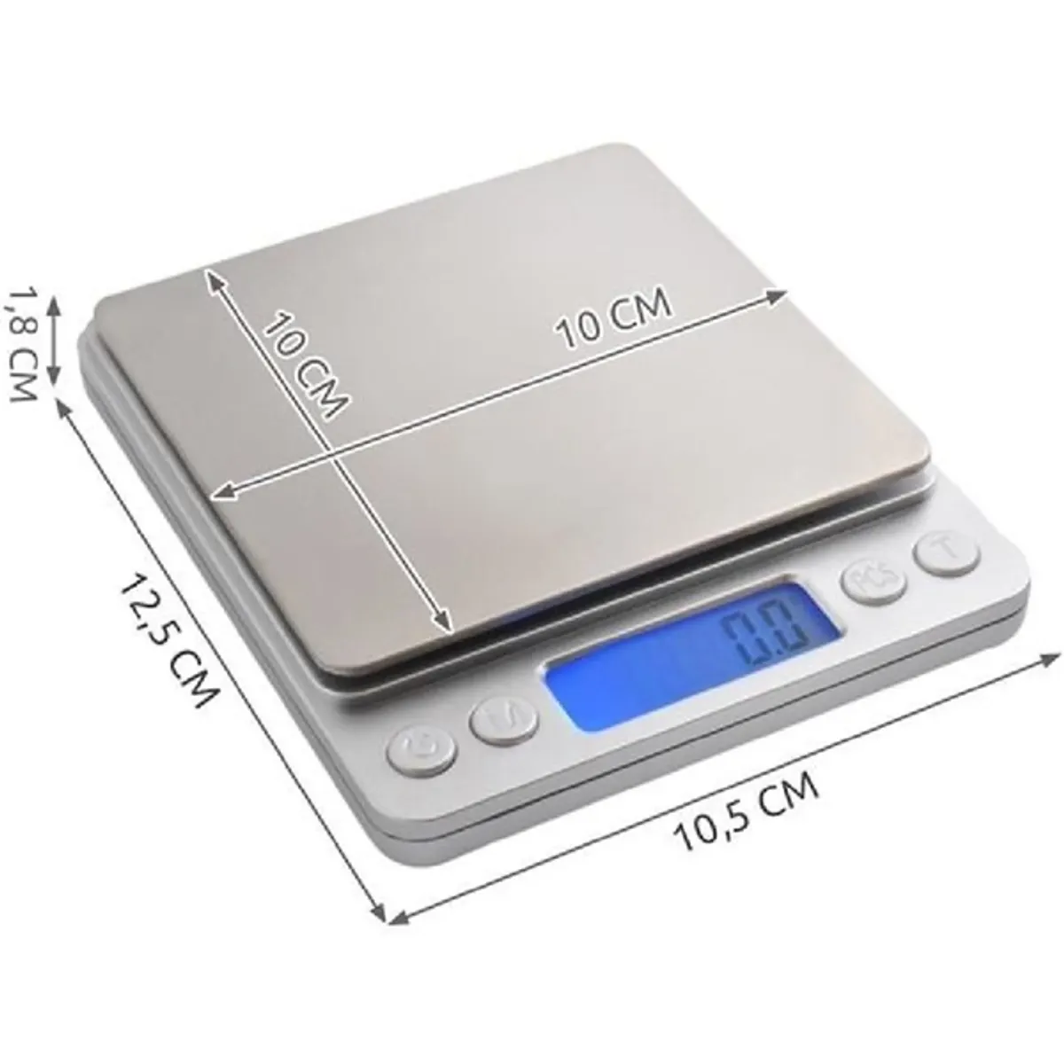 Ruhhy 2kg-ig digitális ékszer és konyhai mérleg #7