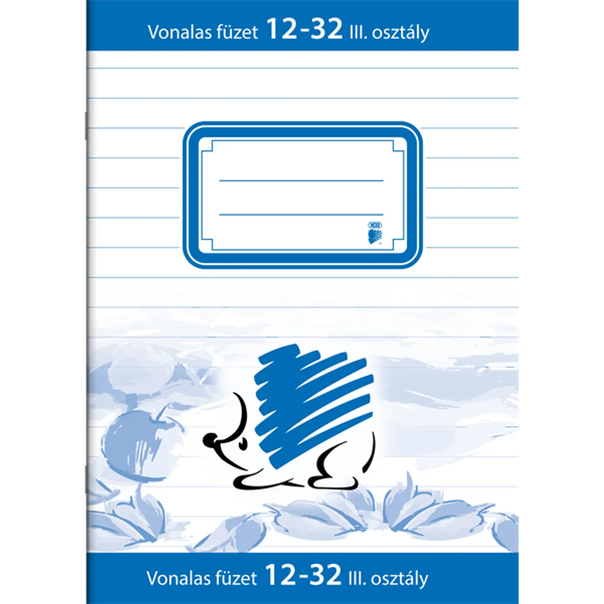 ICO Süni A5 12-32 3.osztályos vonalas füzet #1