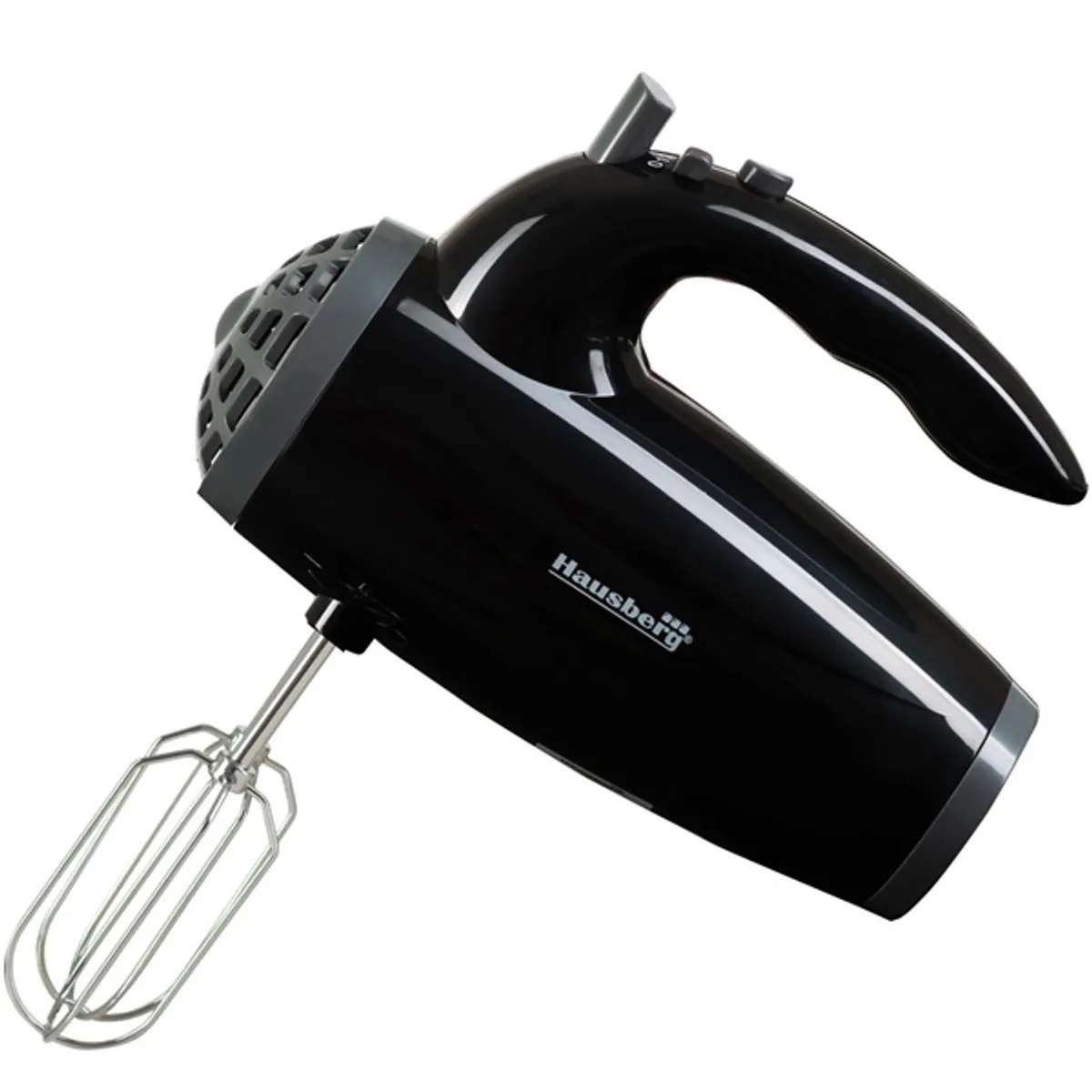 Hausberg HB-4119NG 300W-os fekete elektromos kézimixer réz motorral #1