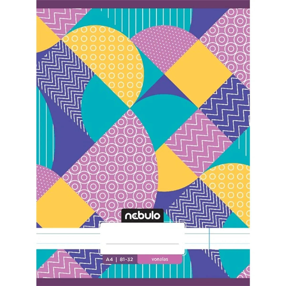 Nebulo L-Design A4 81-32 tűzött vonalas füzet #3