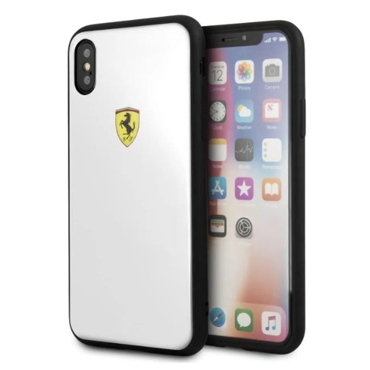 Ferrari On-Track iPhone X fehér logós akril hátlap #1