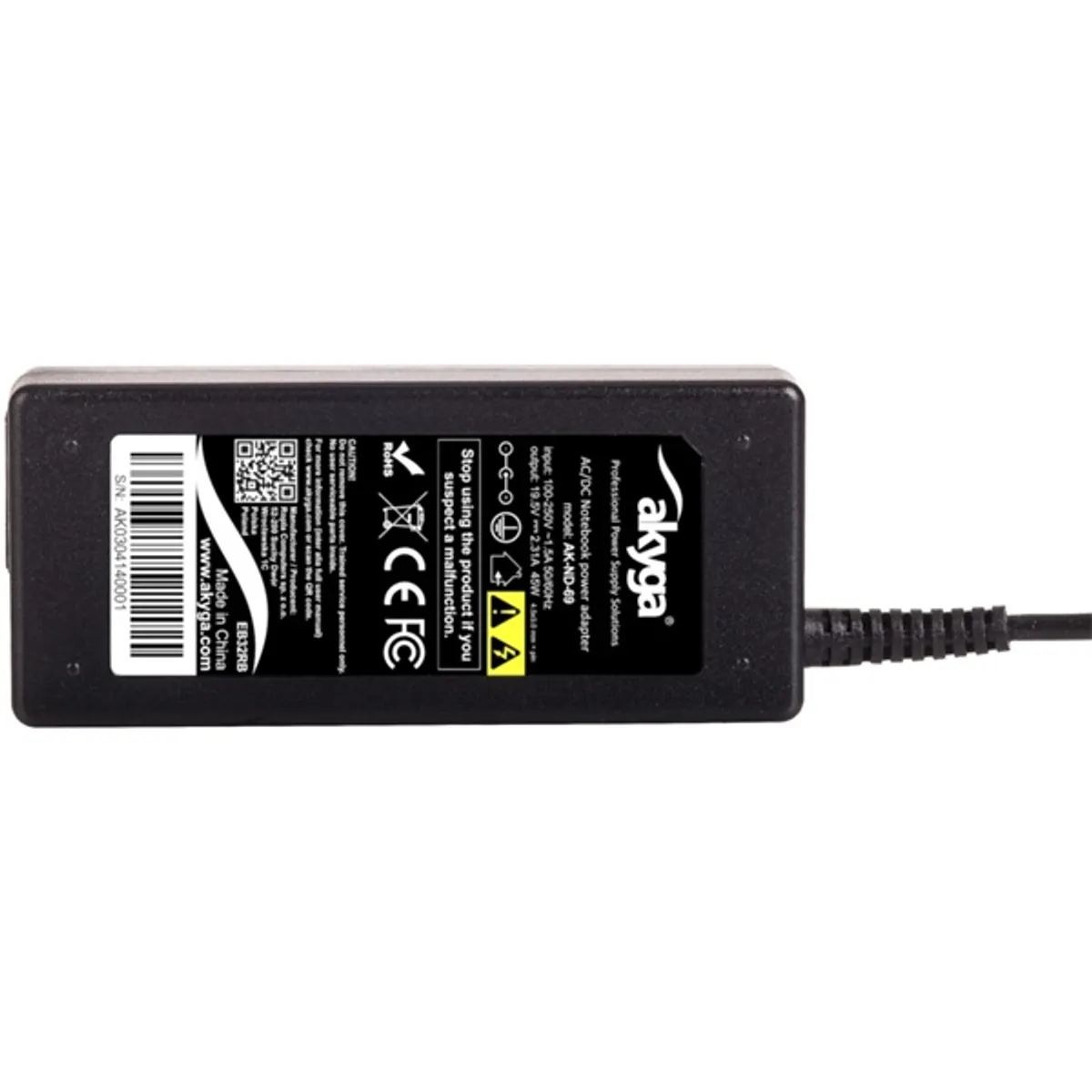 Akyga AK-ND-69 19,5V/2,31A/45W 4,5x3mm + pin HP / Compaq notebook hálózati töltő #5